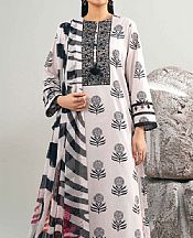 Nishat White/Black Cambric Suit- Pakistani Lawn Dress