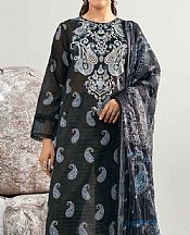 Nishat Black Lawn Suit- Pakistani Lawn Dress