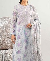 Nishat Sky Blue Lawn Suit- Pakistani Designer Lawn Suits