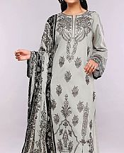 Light Grey Lawn Suit- Pakistani Lawn Dress