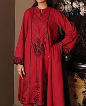 Red Yarn Suit- Pakistani Winter Dress