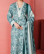 Sky Blue Karandi Suit (2 Pcs)- Pakistani Winter Clothing