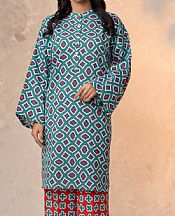Nishat Turquoise Khaddar Suit (2 Pcs)- Pakistani Winter Dress