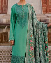 Nishat Sea Green Karandi Suit- Pakistani Winter Dress