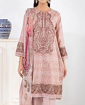 Pastel Pink Lawn Suit- Pakistani Designer Lawn Dress