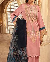 Tea Pink Lawn Suit- Pakistani Designer Lawn Dress