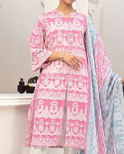 Hot Pink Lawn Suit (2 Pcs)- Pakistani Designer Lawn Dress