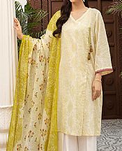 Cream Lawn Suit (2 Pcs)- Pakistani Designer Lawn Dress
