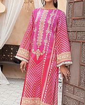 Hot Pink Lawn Suit (2 Pcs)- Pakistani Lawn Dress