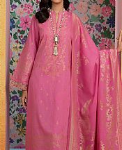 Nishat Hot Pink Jacquard Suit- Pakistani Lawn Dress