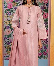Nishat Baby Pink Jacquard Suit- Pakistani Designer Lawn Suits