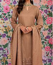 Nishat Brown Jacquard Suit- Pakistani Designer Lawn Suits