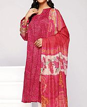 Magenta Lawn Suit (2 Pcs)- Pakistani Designer Lawn Dress
