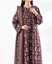 Redwood Brown Lawn Suit- Pakistani Lawn Dress