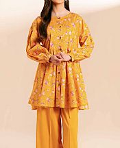 Nishat Cadmium Orange Cambric Suit (2 pcs)- Pakistani Designer Lawn Suits