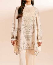 Nishat Ivory Cambric Suit (2 pcs)- Pakistani Designer Lawn Suits