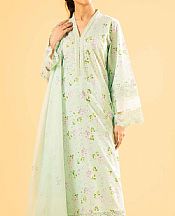 Nishat Light Green Lawn Suit- Pakistani Lawn Dress