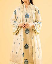 Nishat Ivory Lawn Suit- Pakistani Lawn Dress