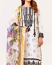 Nishat White Lawn Suit- Pakistani Lawn Dress