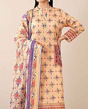 Nishat Peach Lawn Suit- Pakistani Lawn Dress