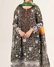 Nishat Dark Brown Lawn Suit- Pakistani Lawn Dress