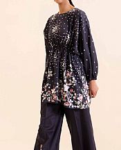 Nishat Black Cambric Suit (2 pcs)- Pakistani Designer Lawn Suits