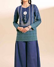Nishat Blue/Green Cambric Suit (2 pcs)- Pakistani Lawn Dress
