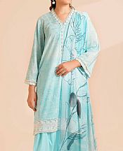 Nishat Aqua Lawn Suit (2 pcs)- Pakistani Lawn Dress