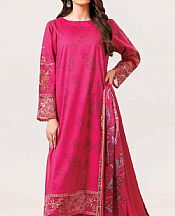 Nishat Hot Pink Lawn Suit- Pakistani Designer Lawn Suits
