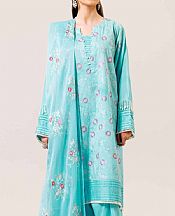 Nishat Light Blue Lawn Suit- Pakistani Lawn Dress