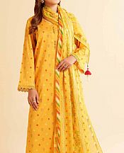 Nishat Light Orange Lawn Suit- Pakistani Designer Lawn Suits