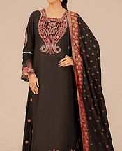 Nishat Black Banarsi Suit- Pakistani Lawn Dress