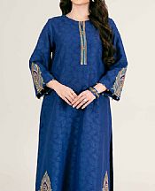 Nishat Blue Jacquard Suit (2 pcs)- Pakistani Designer Lawn Suits