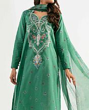 Sea Green Lawn Suit (2 pcs)