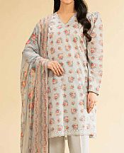 Grey Lawn Suit (2 pcs)