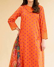 Safety Orange Lawn Suit (2 pcs)