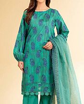 Sea Green Lawn Suit (2 pcs)