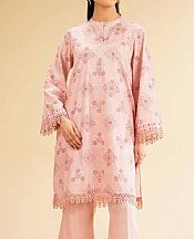 Nishat Light Pink Cambric Suit (2 pcs)- Pakistani Designer Lawn Suits