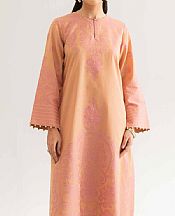 Peach/Pink Jacquard Suit (2 pcs)