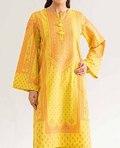 Yellow Jacquard Suit (2 pcs)