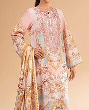 Light Pink/Blue Lawn Suit