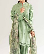 Nishat Light Green Cambric Suit- Pakistani Designer Lawn Suits