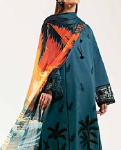 Teal/Black Lawn Suit