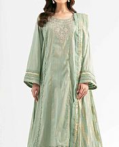Nishat Sage Green Lawn Suit- Pakistani Designer Lawn Suits