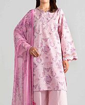 Nishat Carousel Pink Lawn Suit (2 pcs)- Pakistani Designer Lawn Suits