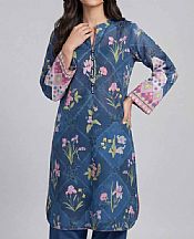 Nishat Blue Lawn Suit (2 pcs)- Pakistani Lawn Dress