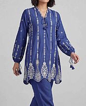 Nishat Blueberry Lawn Suit (2 pcs)- Pakistani Designer Lawn Suits