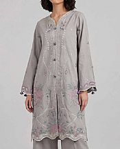 Nishat Grey Lawn Suit (2 pcs)- Pakistani Lawn Dress