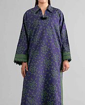 Nishat Purple/Green Lawn Suit (2 pcs)- Pakistani Designer Lawn Suits
