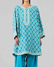 Nishat Turquoise Lawn Suit (2 pcs)- Pakistani Designer Lawn Suits